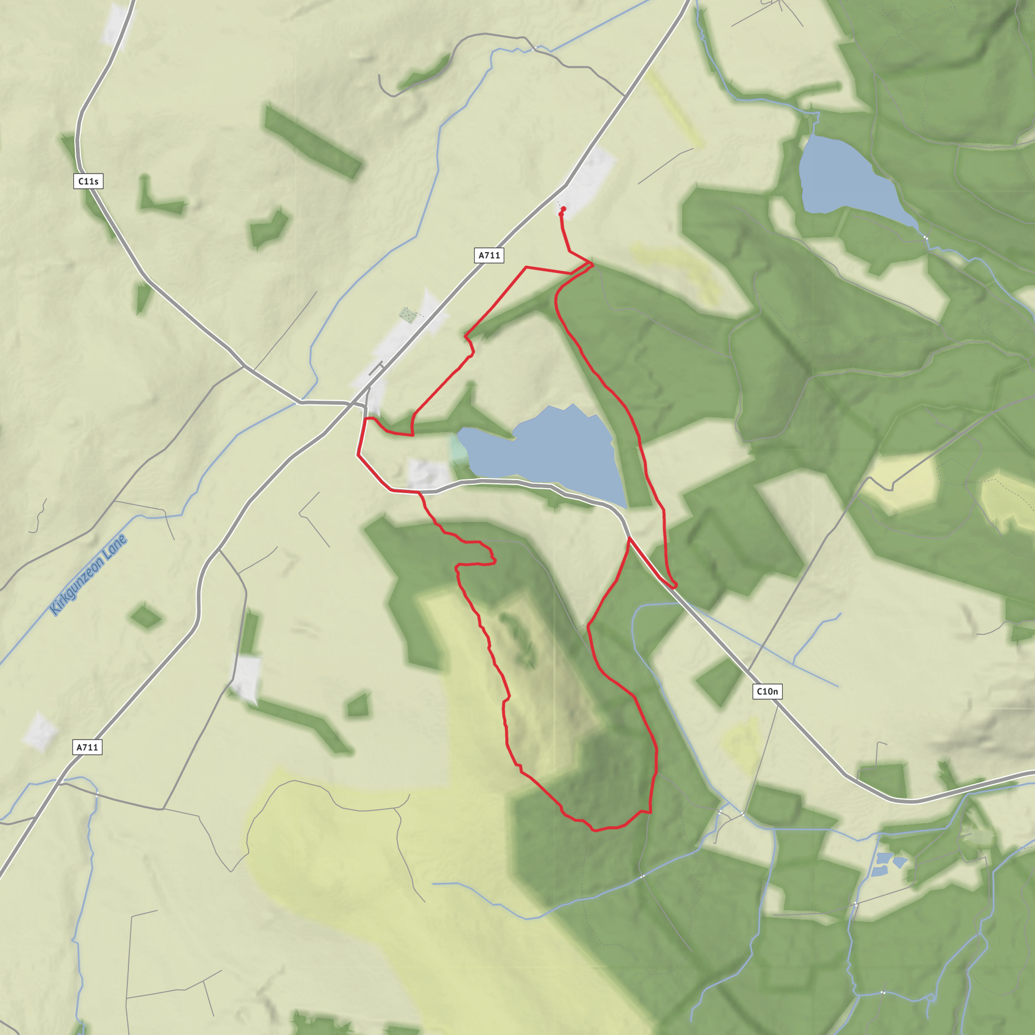 Lotus Hill Loop mobile static map