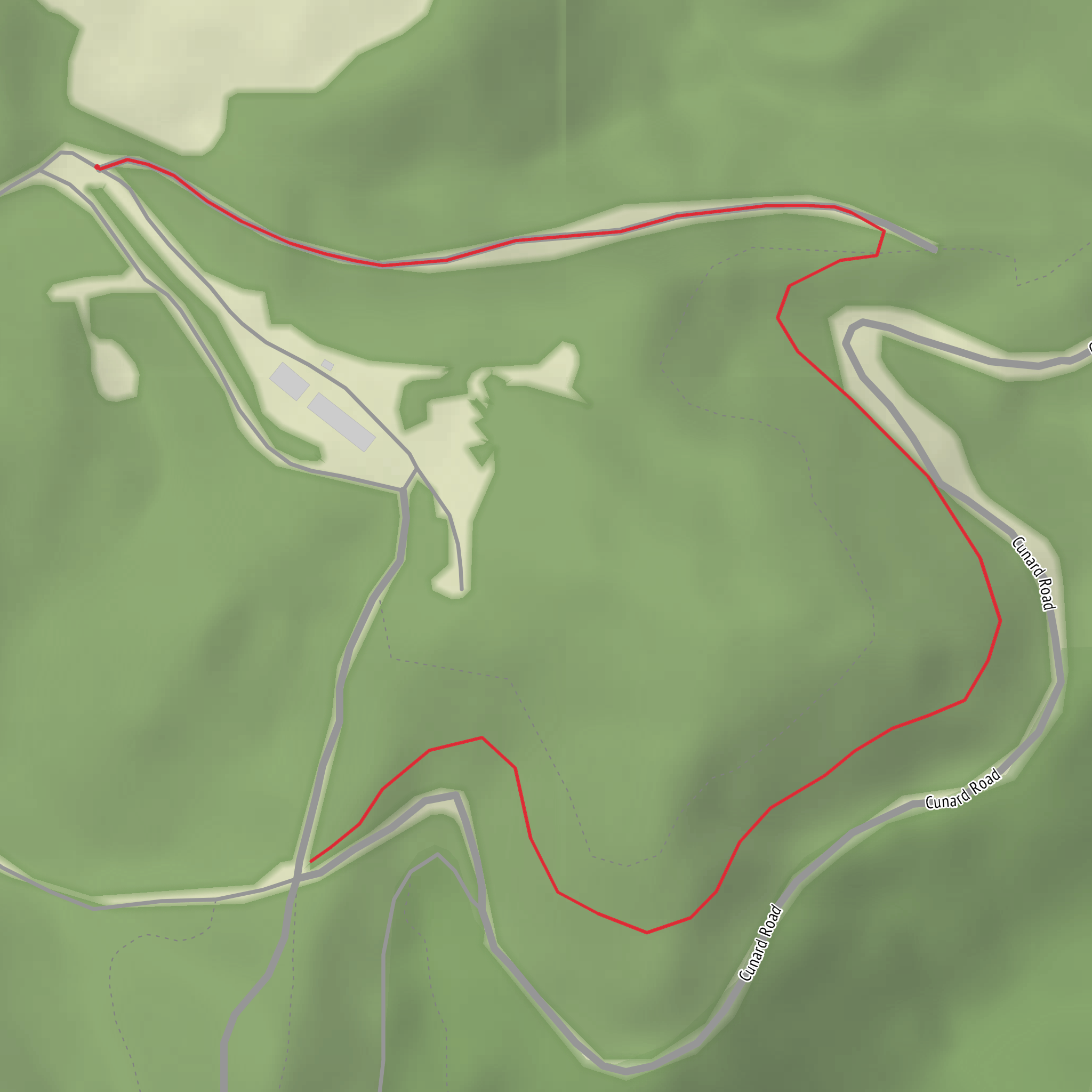 East Frog Hopper Trail mobile static map