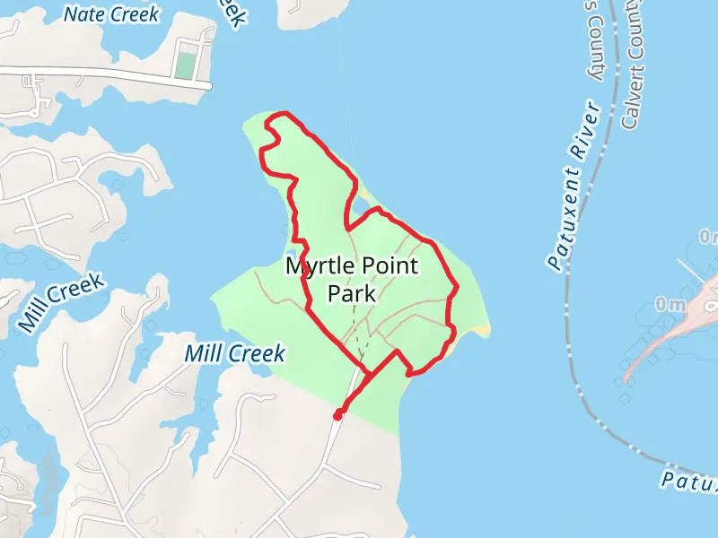 Myrtle Point Park - Deep Woods Loop Trail