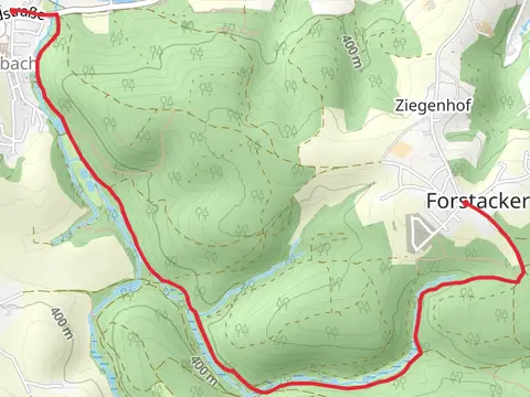 Spindelbach from Irlbach to Forstacker