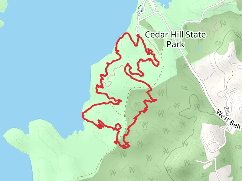 Cedar Hill State Park Loop - DOBRA Trail