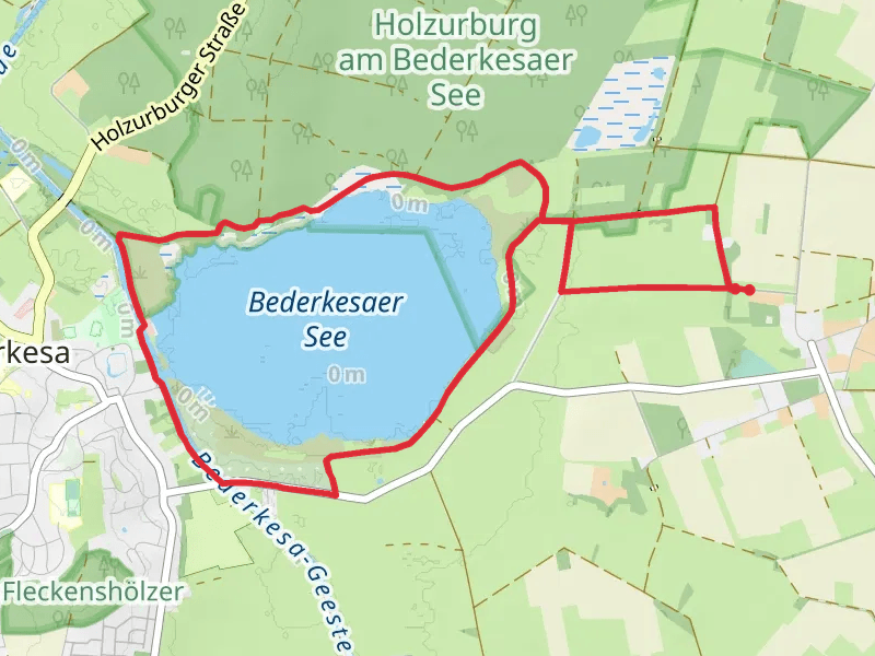Bederkesaer See via Seerundweg
