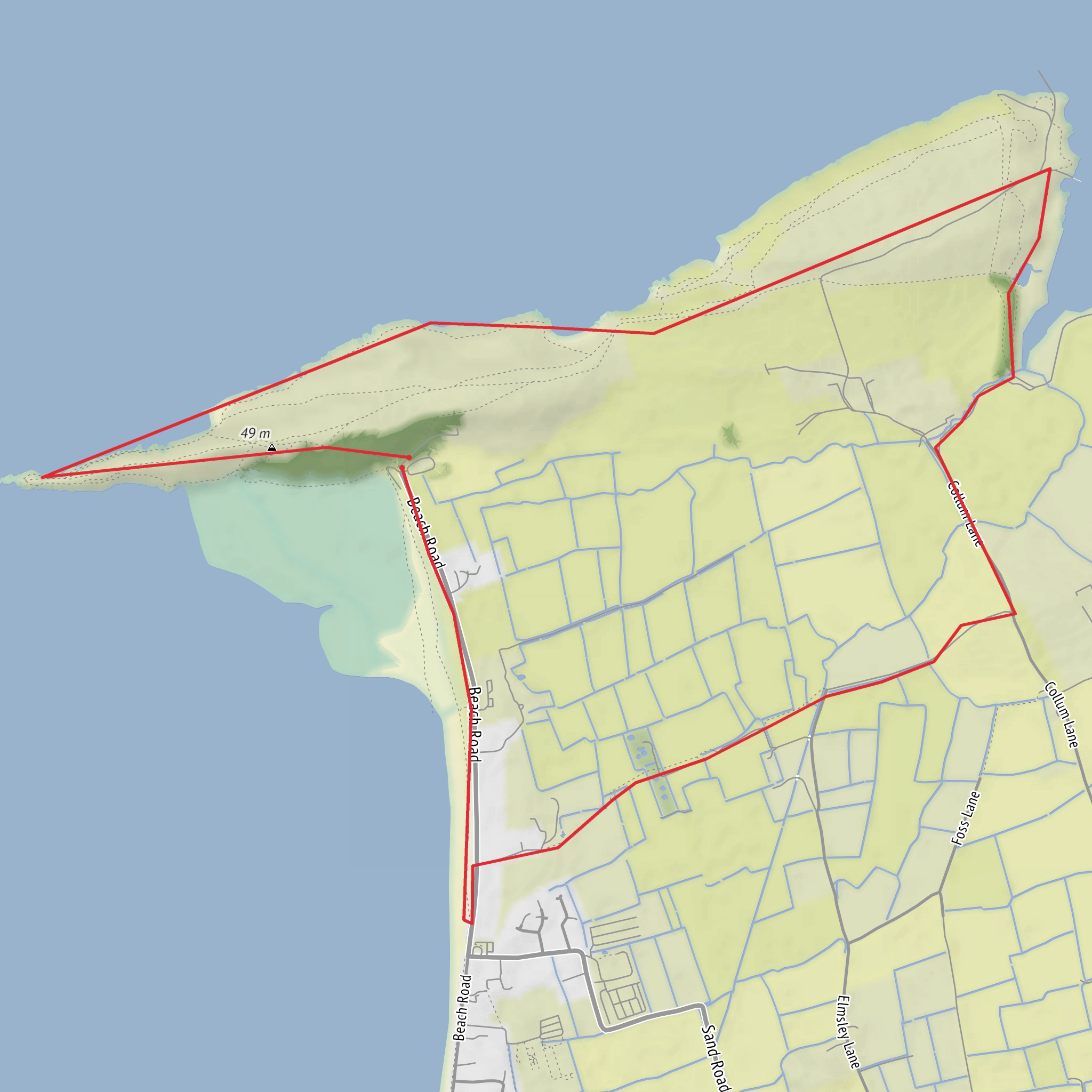 Western Super Mare Loop mobile static map