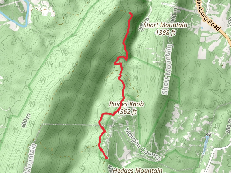 Tuscarora Trail from Audubon Road