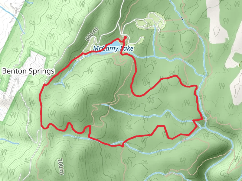 McCamy Lake, Benton Falls and Slick Rock Hancock Loop