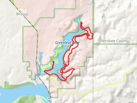 Greenleaf Lake State Park Overlook Loop