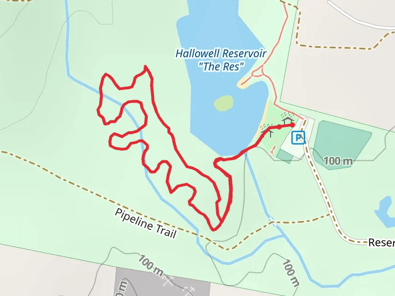 Hallowell Reservoir Loop