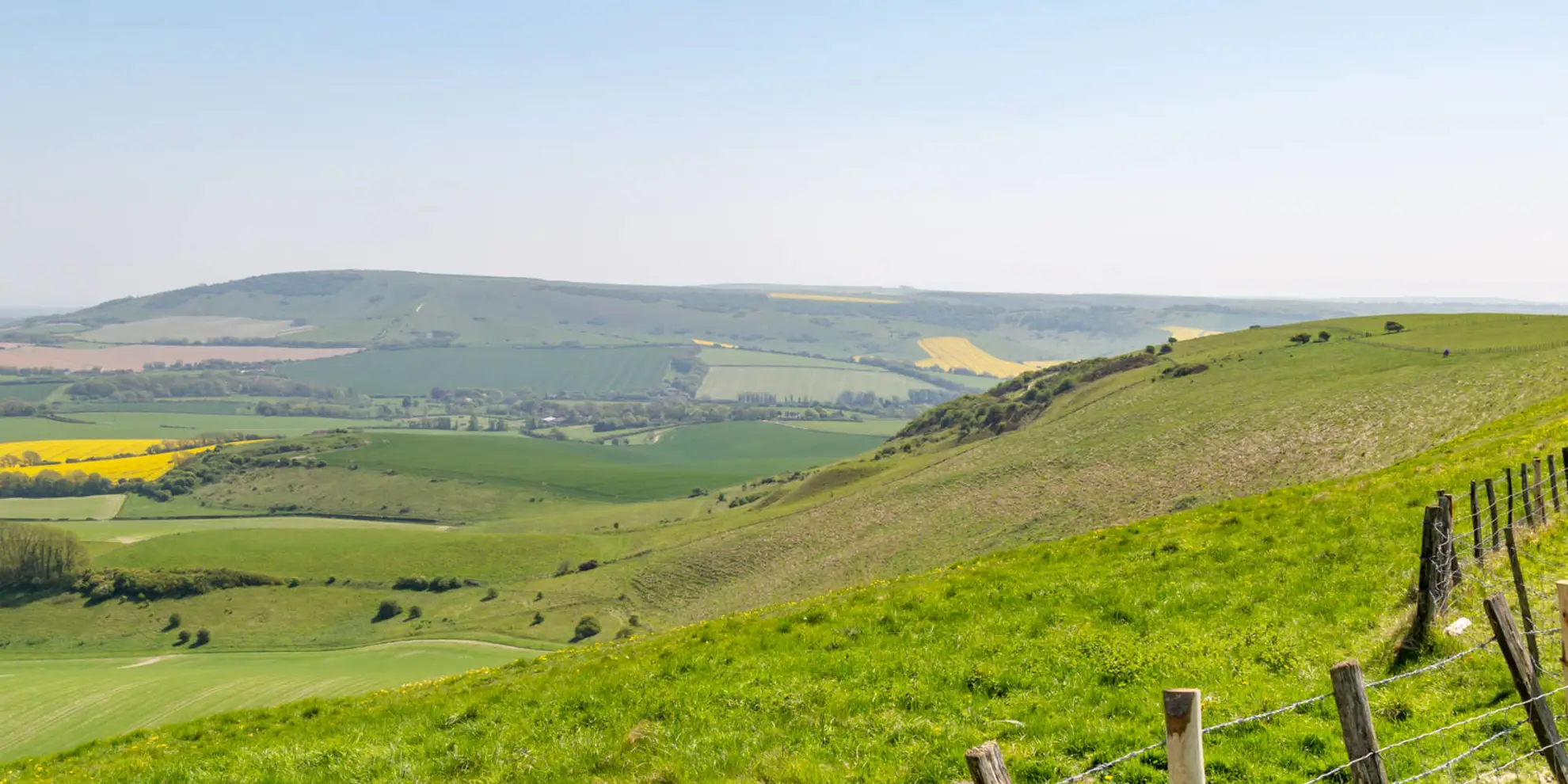 An image depicting the trail Firle Beacon and Cuckmere Valley and its surrounding area.