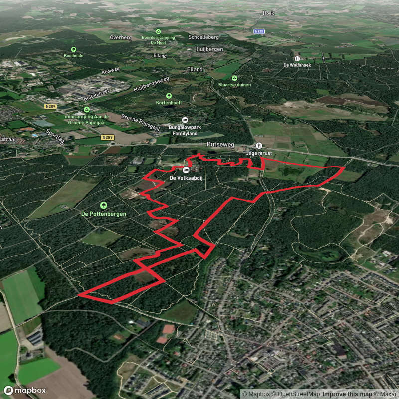 Wassche Ven and Lelievijver via Wandelpad Kikker