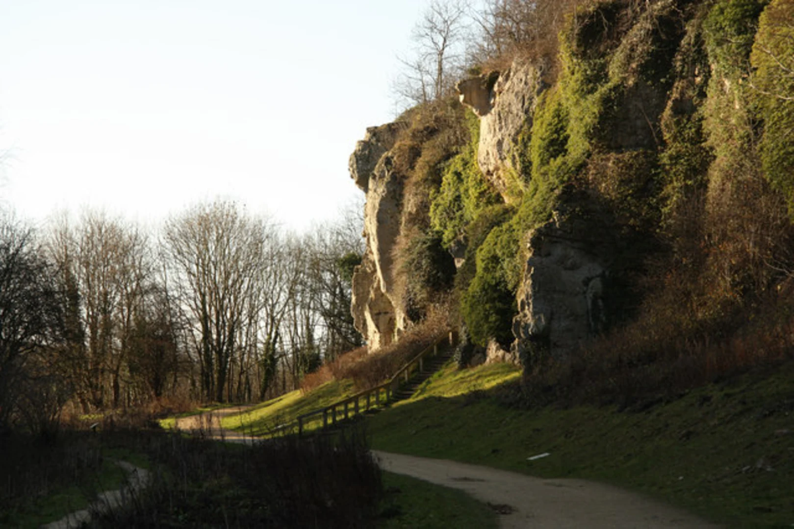 An image depicting the trail Creswell Crags Loop and its surrounding area.