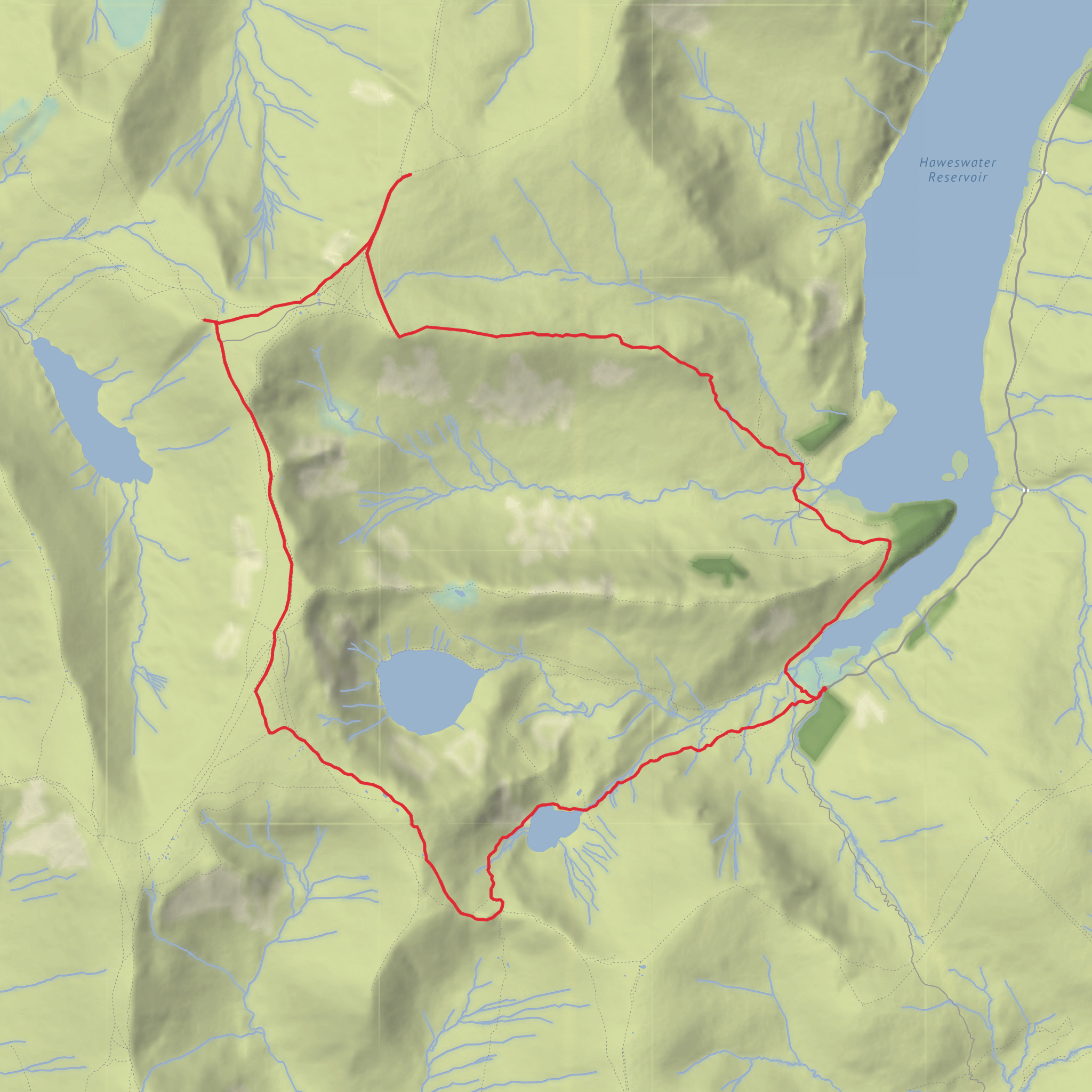 Mardale Horseshoe mobile static map