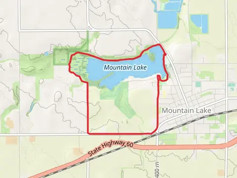 Mountain Lake Cycle Path