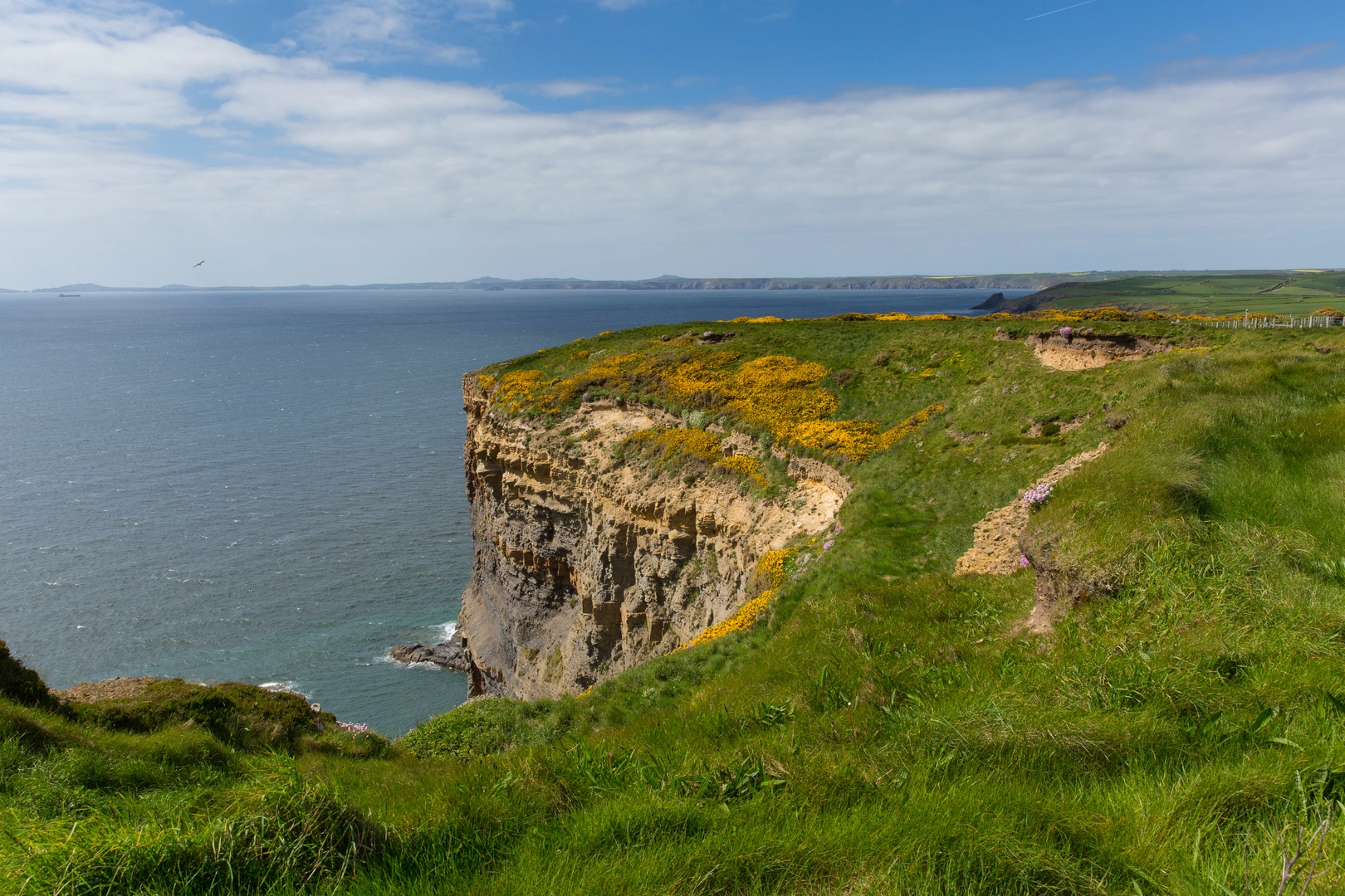 An image depicting the trail Haroldston Chins to Broad Haven and its surrounding area.