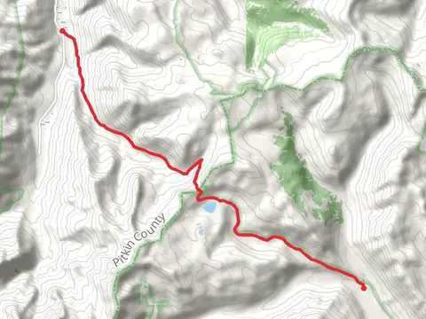 American Discovery Trail, Taylor Lake and Express Creek Road