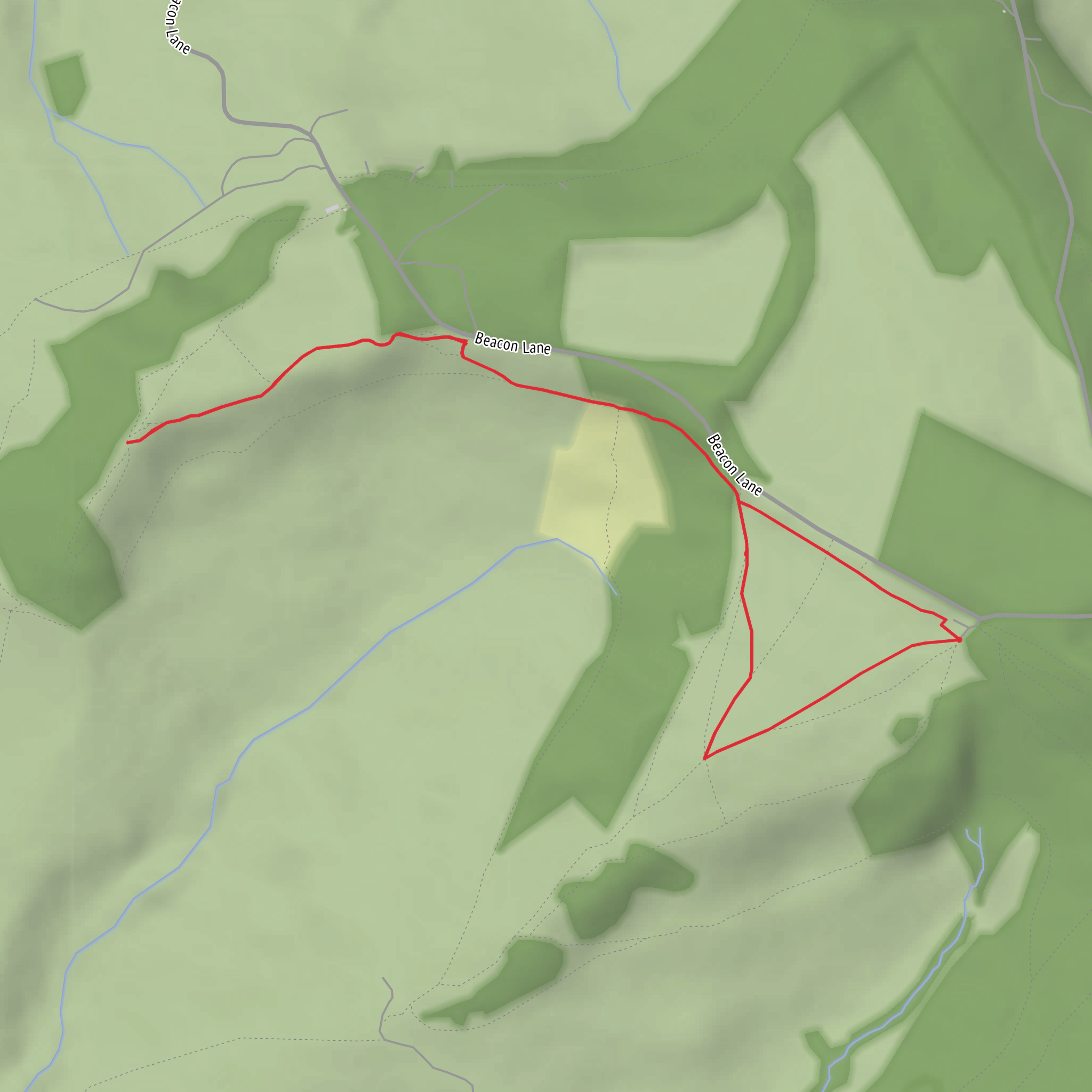 Haresfield Topograph, Bunker's Bank and Ring Hill mobile static map