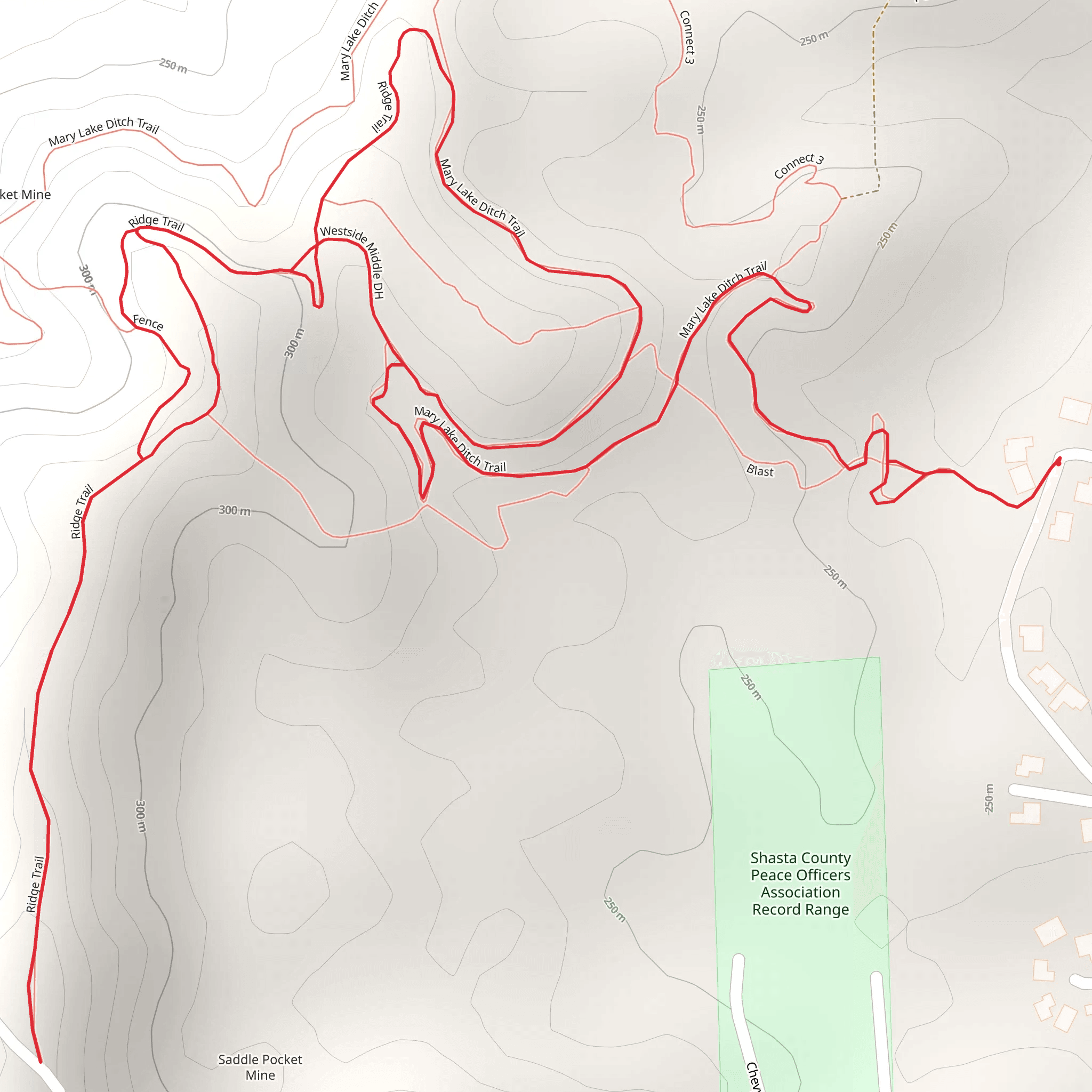 Westside Loop Trail mobile static map