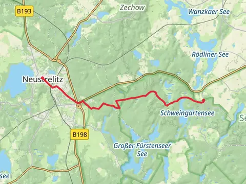 Carpin to Neustrelitz Walk