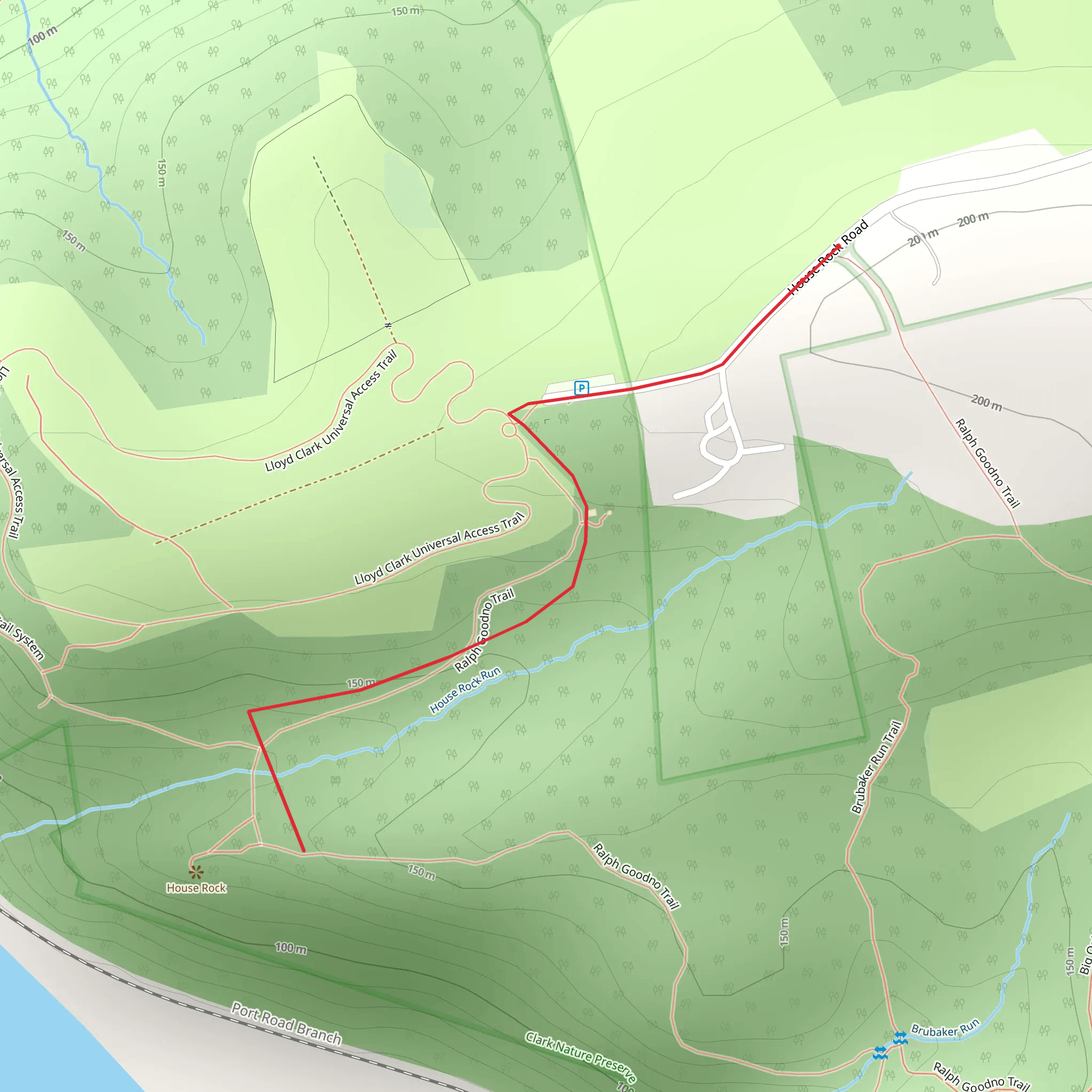 Ralph Goodno Trail mobile static map