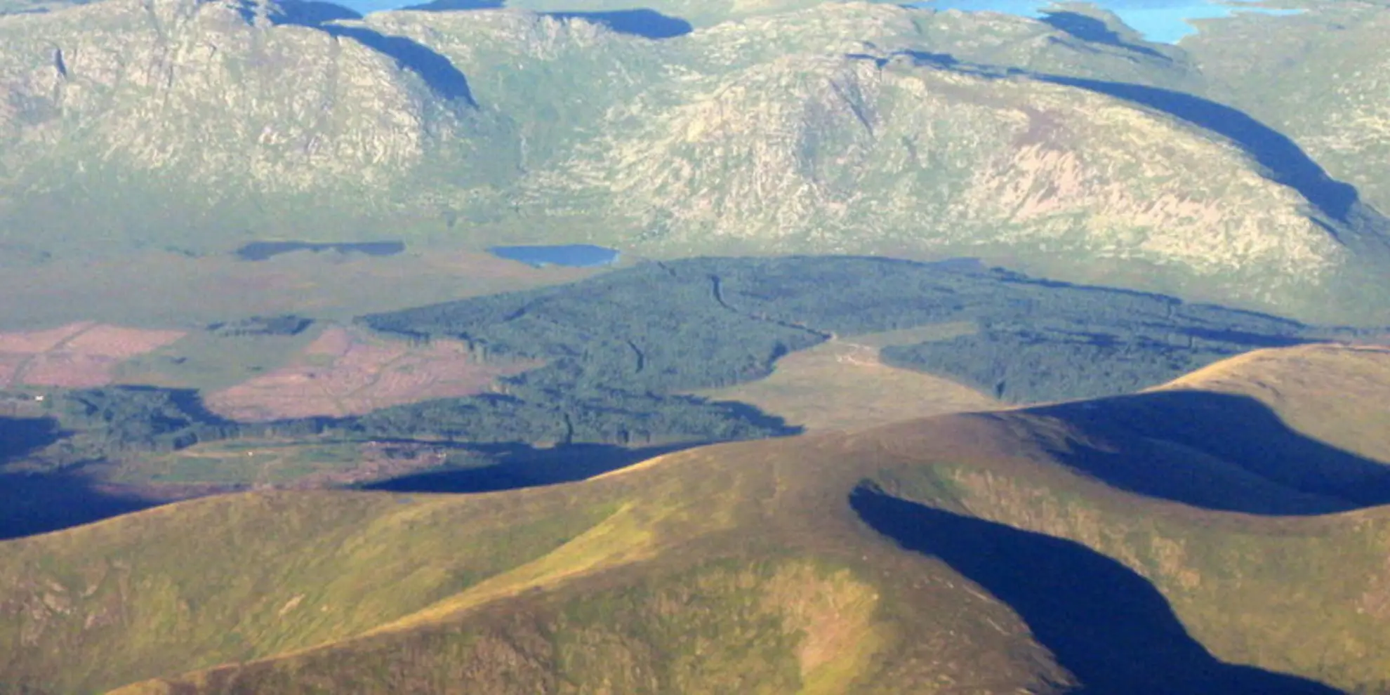 An image depicting the trail Corserine Loop and its surrounding area.