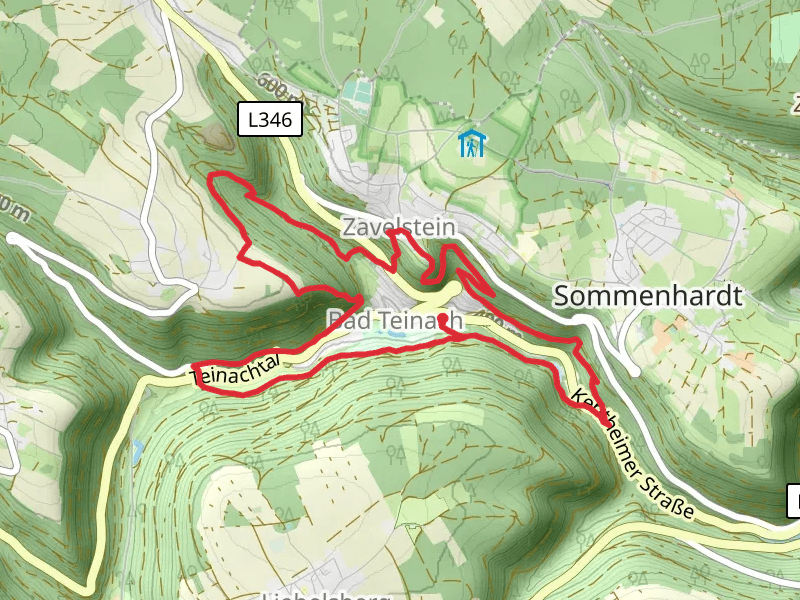 Schlossberghutte Weihreute and Mathildenhoehe Loop