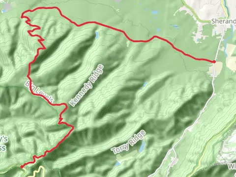 Flint Mountain, Bald Mountain via Coal Road