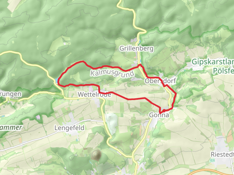 Kunstteich Loop via Karstwanderweg - Gonna