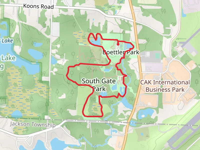 Boettler Park and South Gate Park Loop