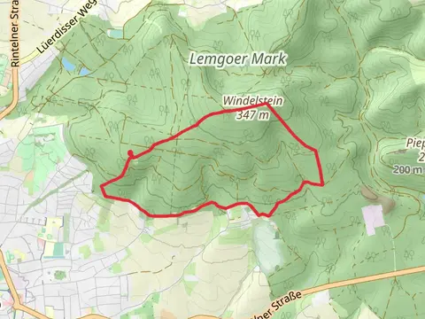 Windelstein via Niedermeinerweg and Hansaweg