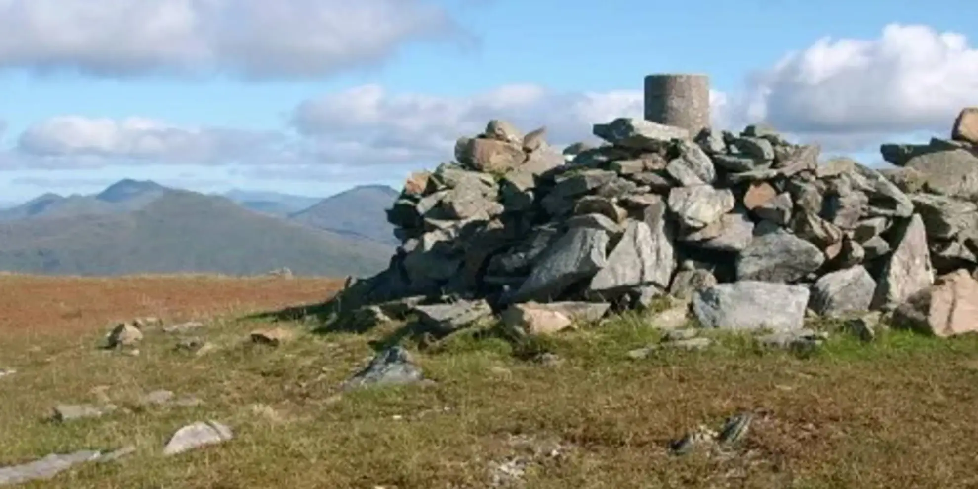 An image depicting the trail Beinn Bheula Loop and its surrounding area.