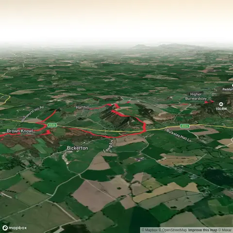 Bulkeley Hill, Bickerton, Brown Knowl and Harthill