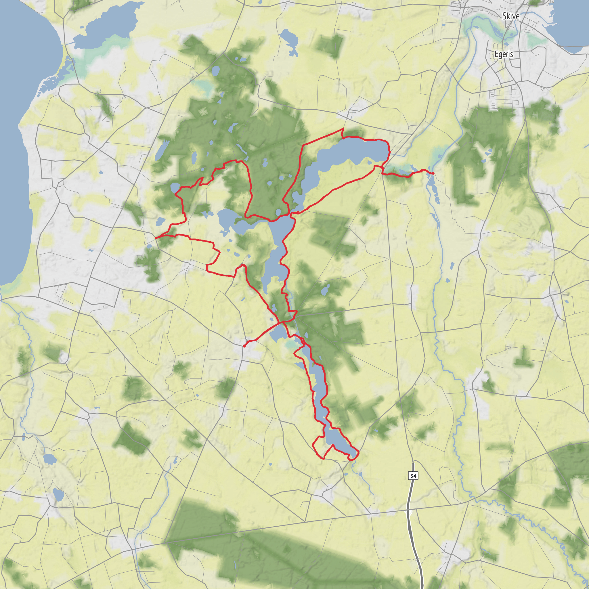 Flyndersø mobile static map