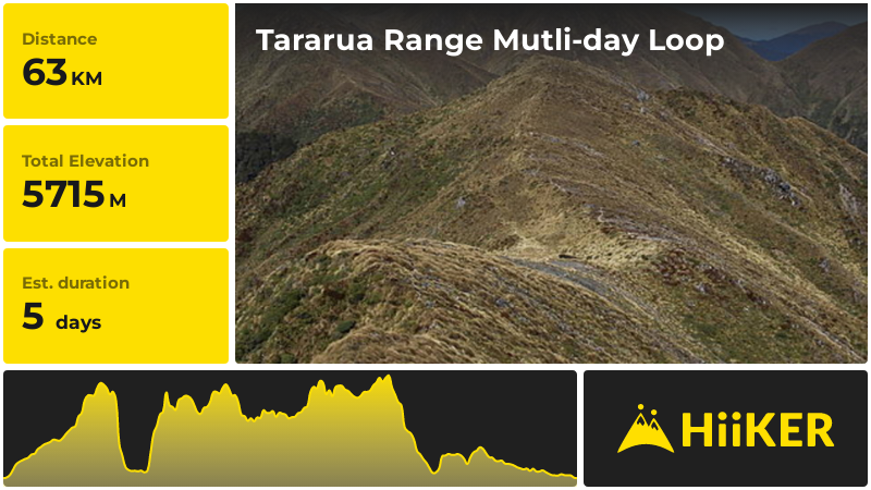 Tararua Range Mutli-day Loop | Carterton | New Zealand