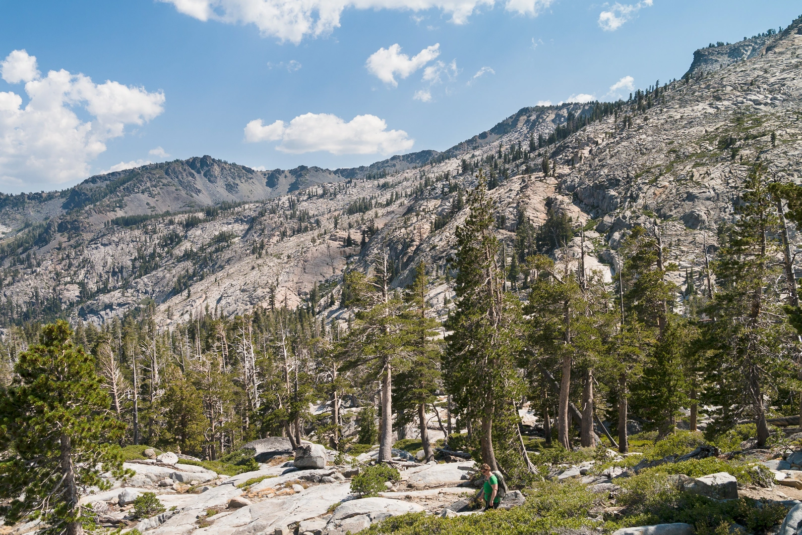 An image depicting the trail Lake no 3 and Barret Lake via Red Peak Trail and Two Peaks Trail and its surrounding area.