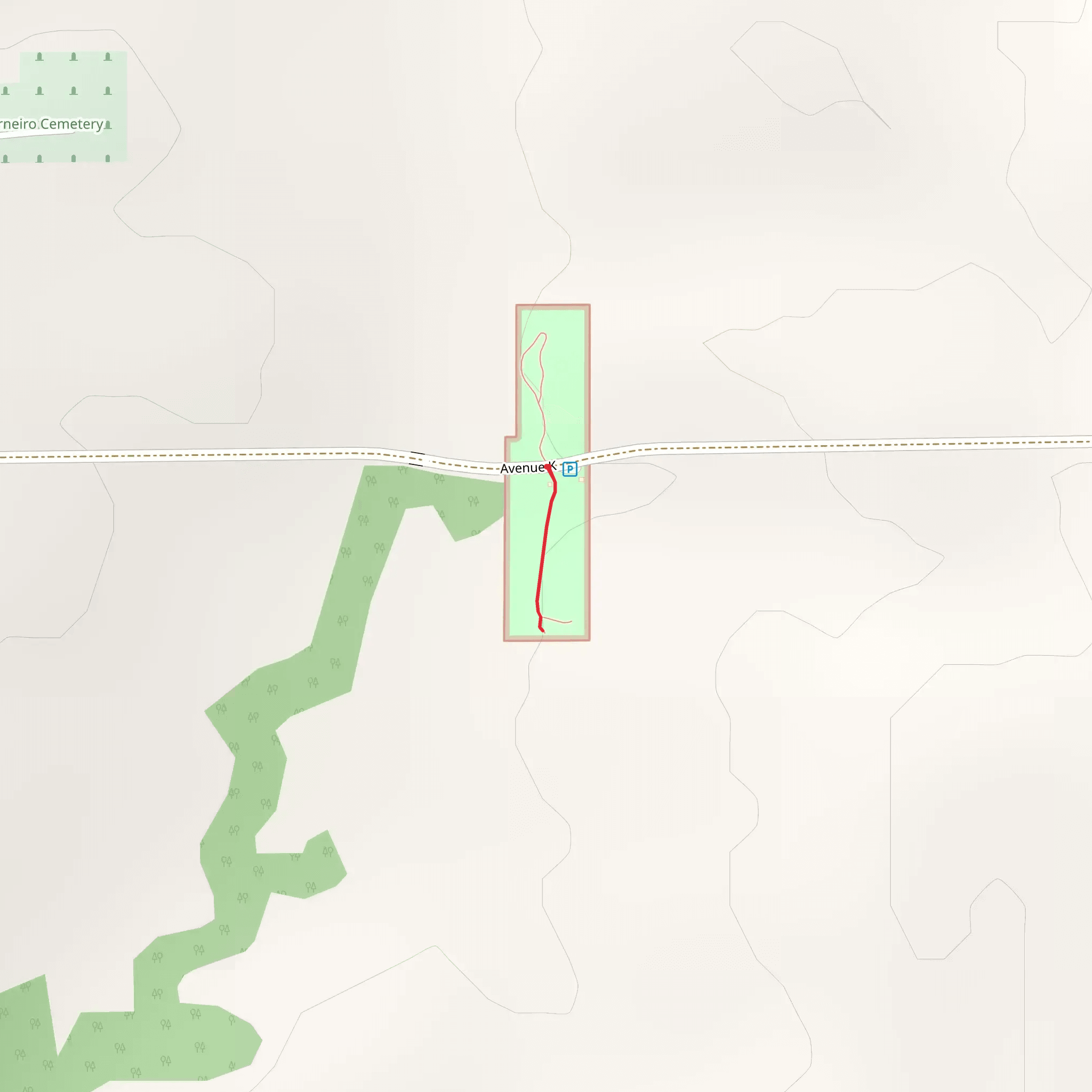 Avenue K mobile static map