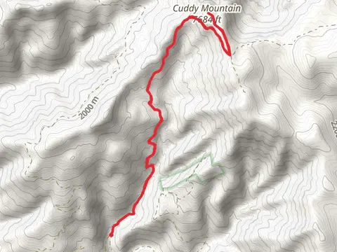 Cuddy Mountain via East Brownlee Creek