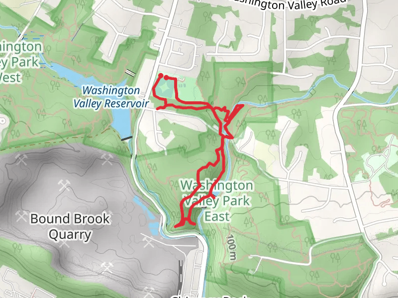 Unblazed Singletrack and Chimney Rock Park Loop