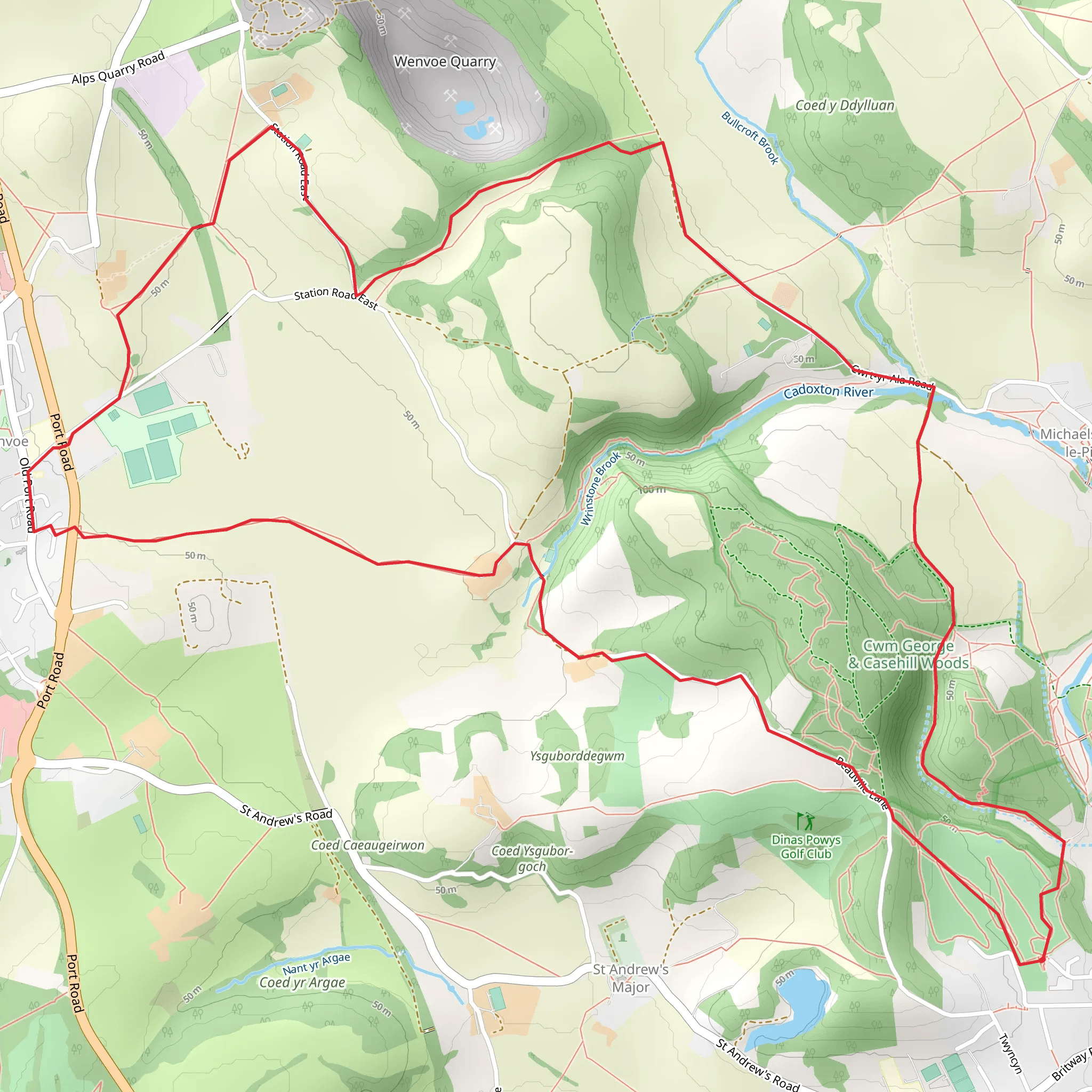 Valeway 1 (Salmon Leaps) mobile static map