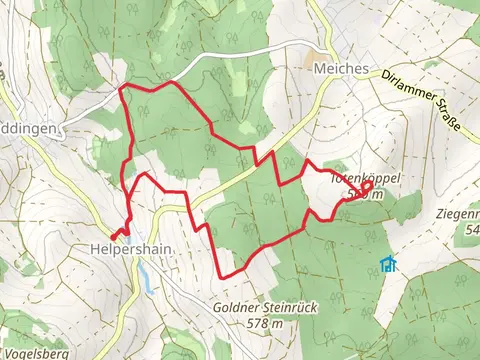 Vulkanring Vogelsberg and Fohlenstallschneise Loop