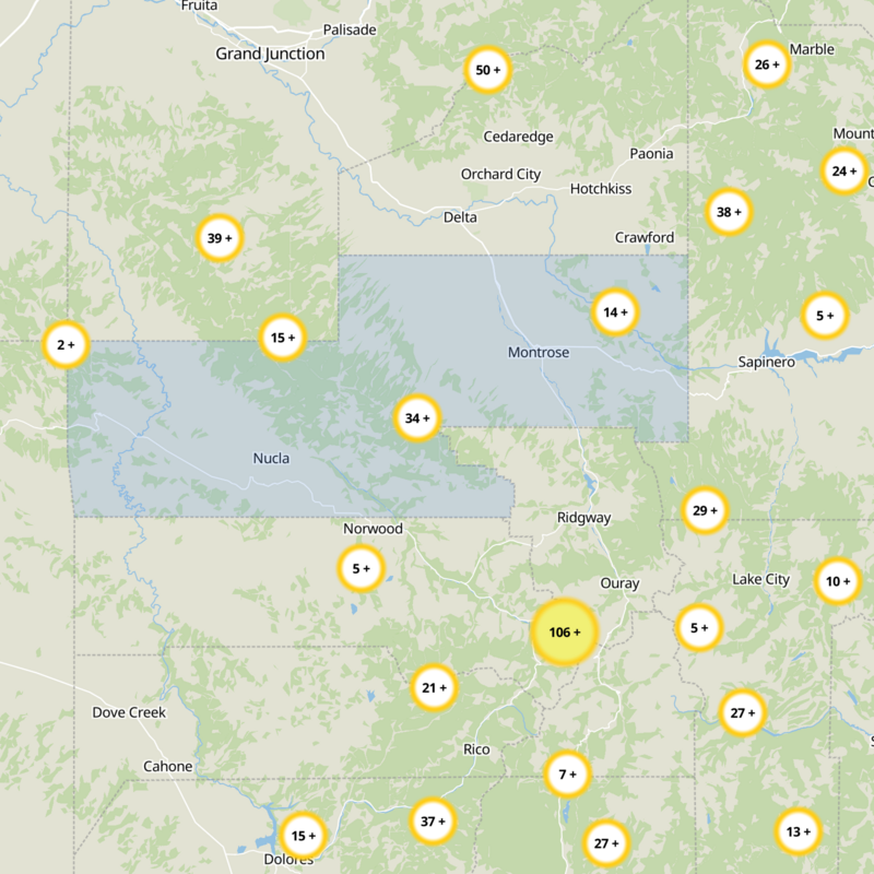 Montrose County Static Map