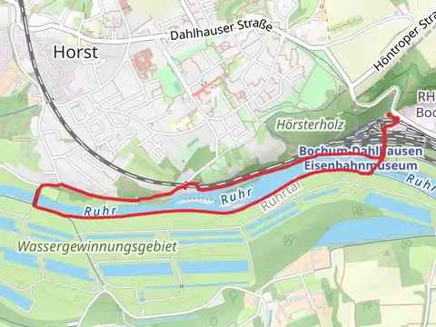 Ruhr Loop via Rundwanderweg Steele