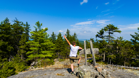 Megunticook Trail from Mount Battie Road Loop