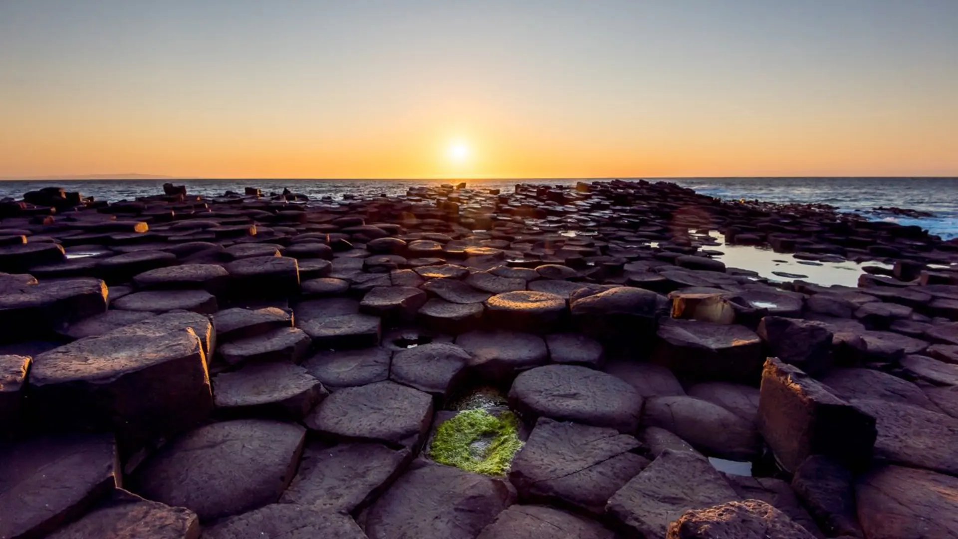 An image depicting the trail Causeway Coast Way and its surrounding area.