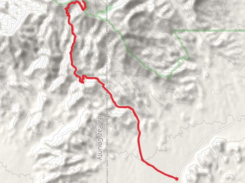 Harquahala Mountain Summit Road