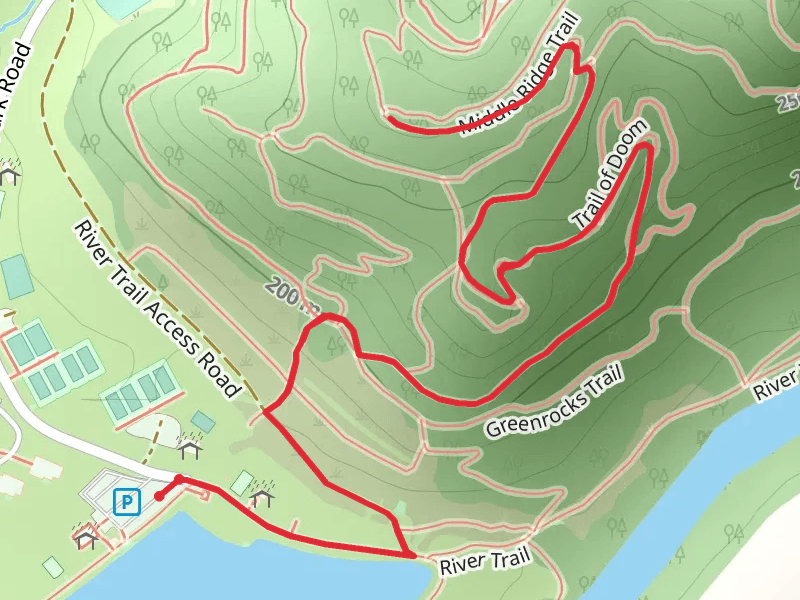 Trail of Doom via Lake William Trail