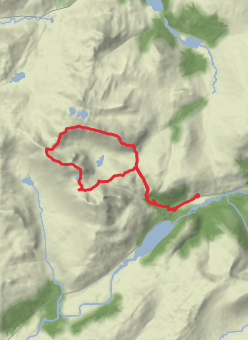Highlands Walking mobile static map
