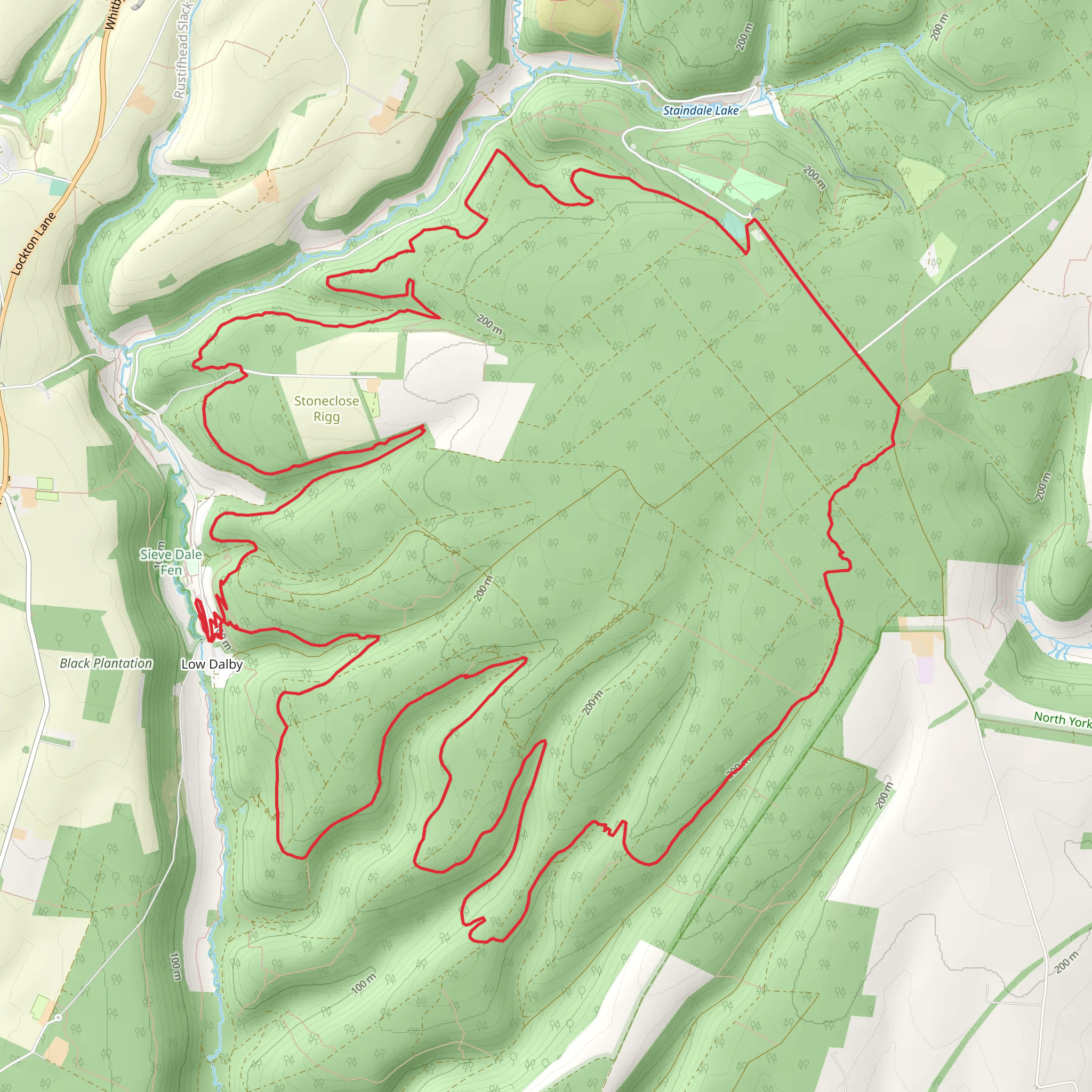 Dalby Loop mobile static map