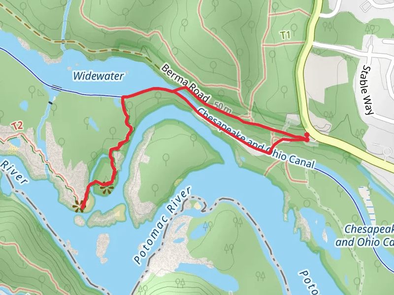 Mather Gorge, Chesapeake and Ohio Canal Towpath Loop