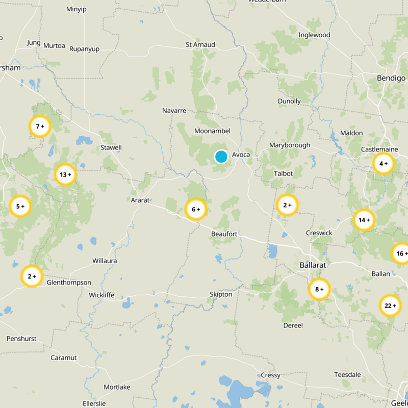Shire of Pyrenees Static Map
