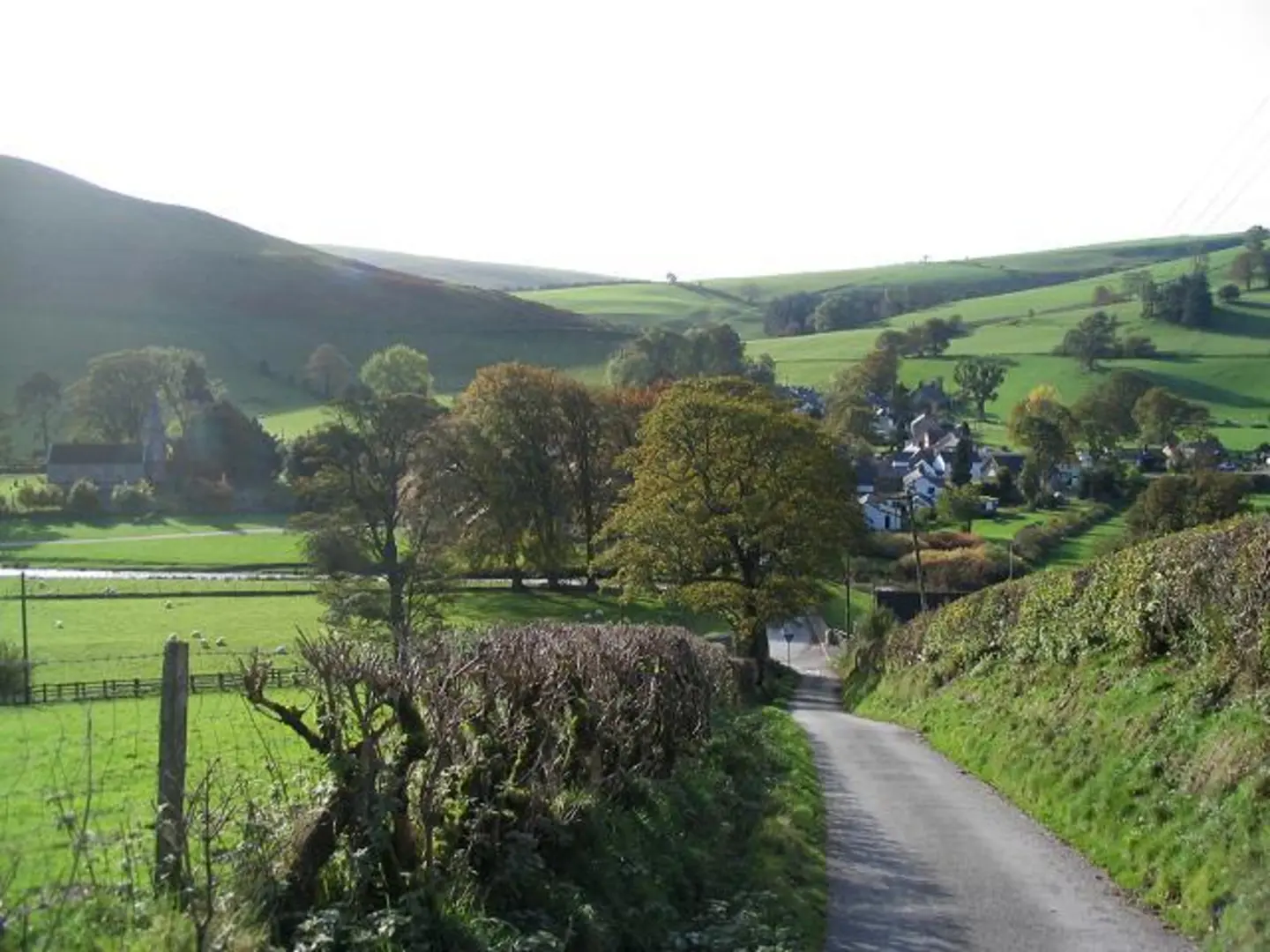 An image depicting the trail Llanarmon Dyffryn Ceiriog Loop and its surrounding area.
