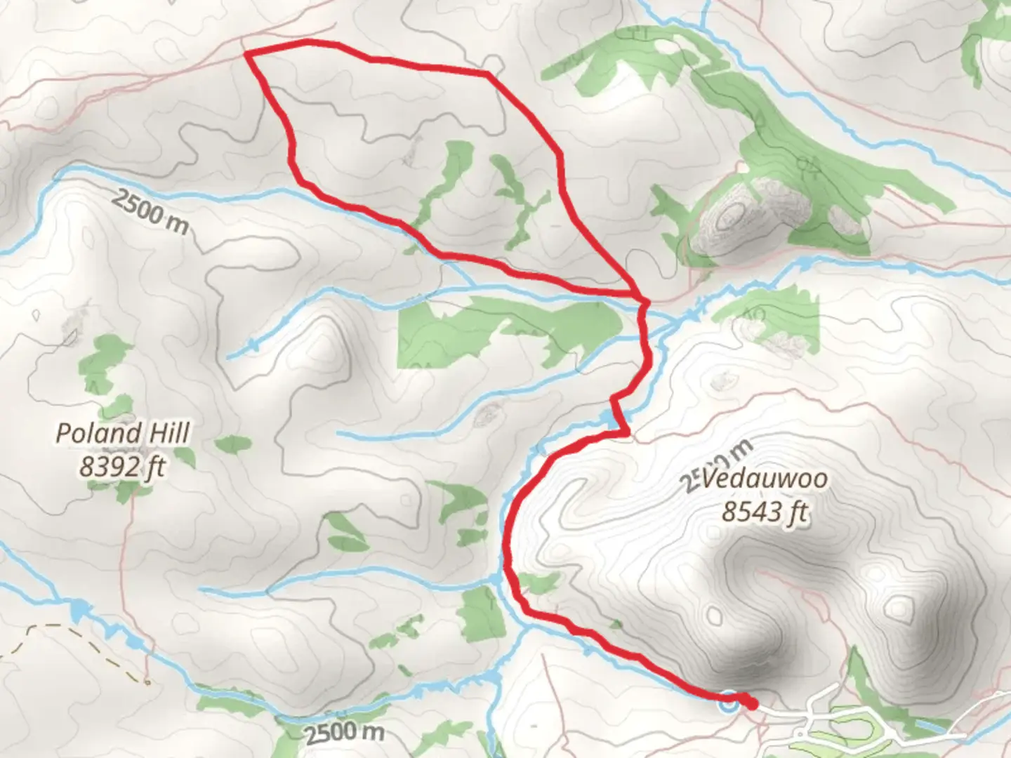 An image depicting the trail Valley Massif via Turtle Rock Loop Trail and its surrounding area.